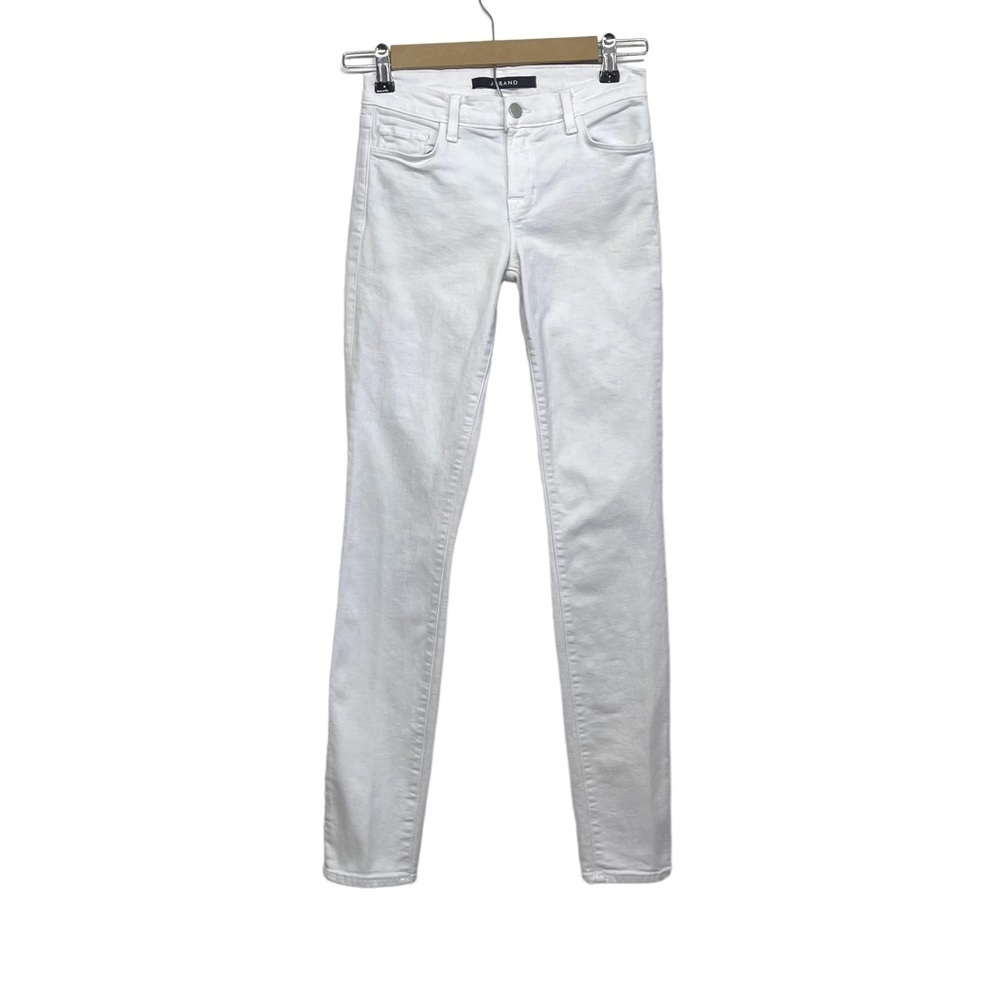 J Brand Blanc White Skinny Leg Jeans Size 25